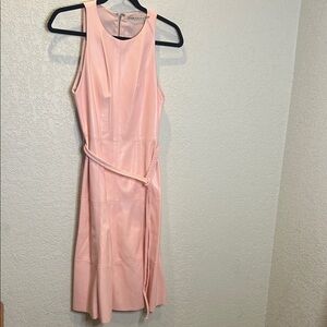 Alice + Olivia Blush Pink Midi Dress